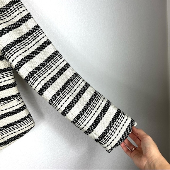 HALOGEN (Nordstrom ) Tweed Jacket Radiant Black size S - Picture 5 of 7